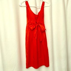 Diane Von Furstenberg sundress size 0 orange/coral